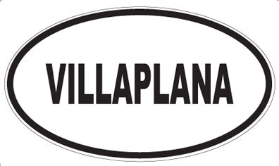 VILLAPLANA - Oval Sticker