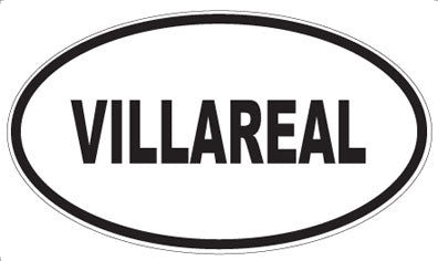 VILLAREAL - Oval Sticker