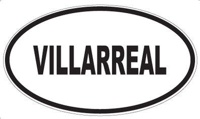 VILLARREAL - Oval Sticker