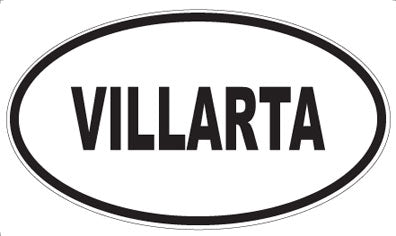 VILLARTA - Oval Sticker