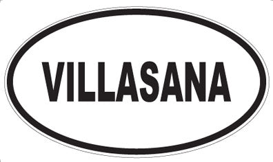 VILLASANA - Oval Sticker