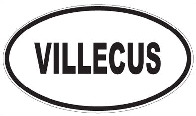 VILLECUS - Oval Sticker