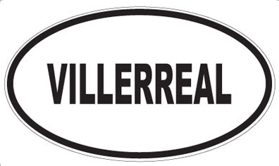 VILLERREAL - Oval Sticker