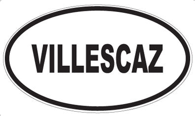 VILLESCAZ - Oval Sticker