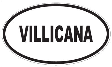 VILLICANA - Oval Sticker