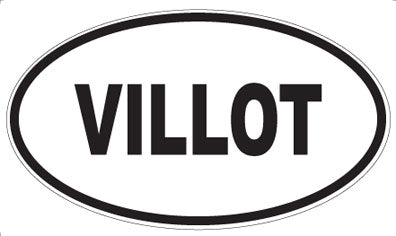 VILLOT - Oval Sticker