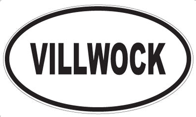 VILLWOCK - Oval Sticker