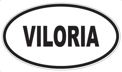 VILORIA - Oval Sticker