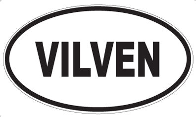 VILVEN - Oval Sticker