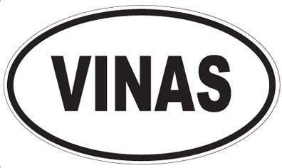 VINAS - Oval Magnet