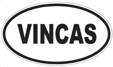 VINCAS - Oval Sticker