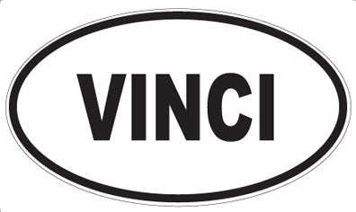 VINCI - Oval Sticker