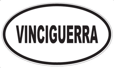 VINCIGUERRA - Oval Sticker