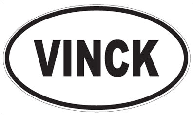 VINCK - Oval Sticker