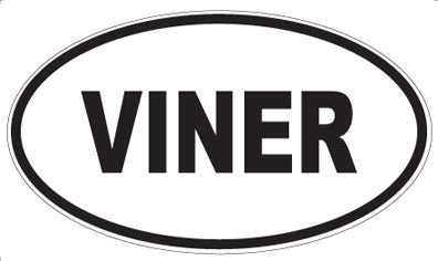 VINER - Oval Sticker