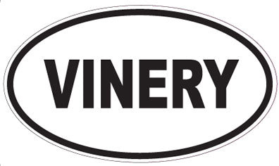 VINERY - Oval Sticker