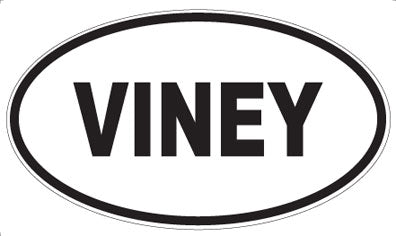VINEY - Oval Sticker