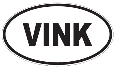 VINK - Oval Sticker