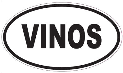 VINOS - Oval Sticker