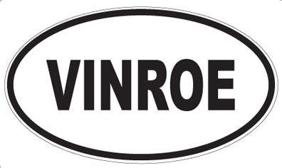 VINROE - Oval Sticker