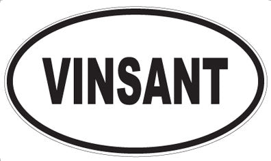 VINSANT - Oval Sticker