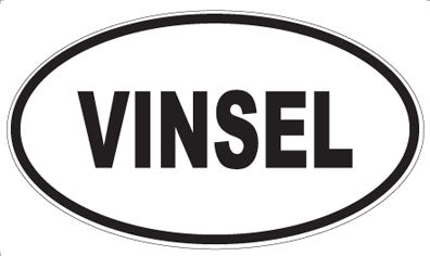 VINSEL - Oval Sticker