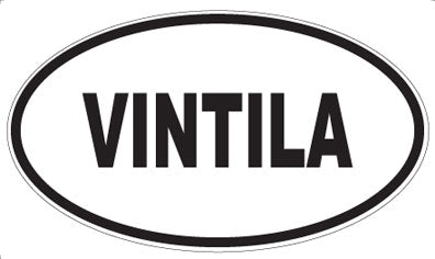VINTILA - Oval Sticker