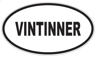 VINTINNER - Oval Sticker