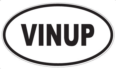 VINUP - Oval Sticker