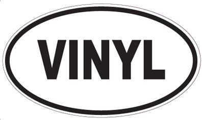 VINYL - Oval Sticker