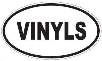 VINYLS - Oval Sticker