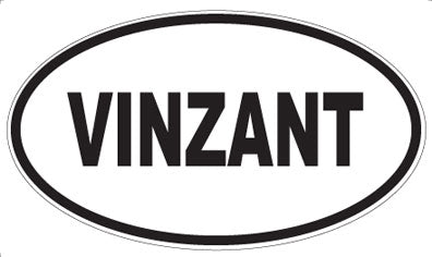 VINZANT - Oval Sticker