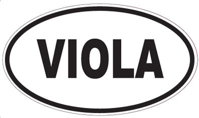 VIOLA - Oval Magnet
