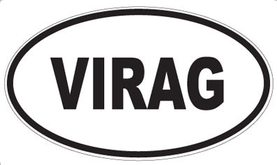 VIRAG - Oval Sticker