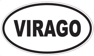 VIRAGO - Oval Sticker