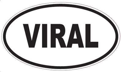 VIRAL - Oval Sticker