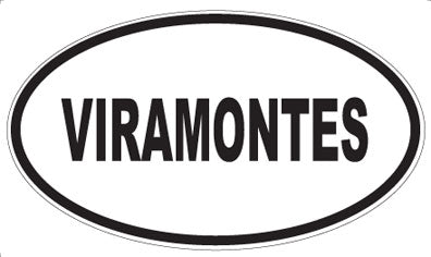 VIRAMONTES - Oval Sticker