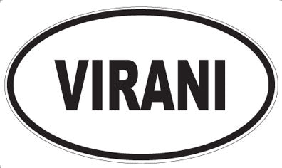 VIRANI - Oval Sticker