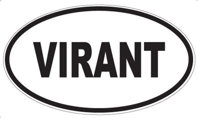 VIRANT - Oval Sticker