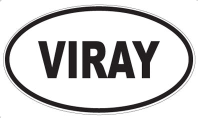 VIRAY - Oval Sticker