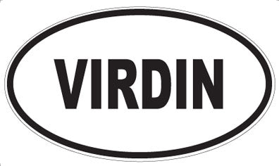 VIRDIN - Oval Sticker