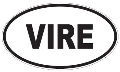 VIRE - Oval Sticker