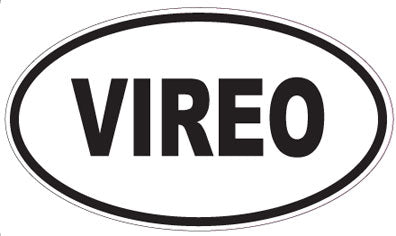 VIREO - Oval Sticker