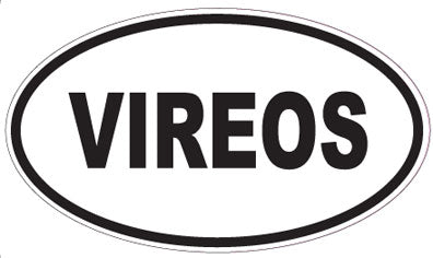 VIREOS - Oval Sticker