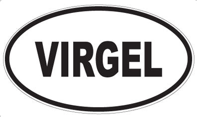 VIRGEL - Oval Sticker
