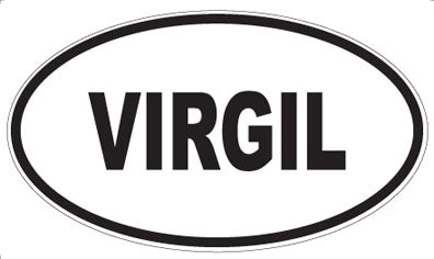 VIRGIL - Oval Sticker
