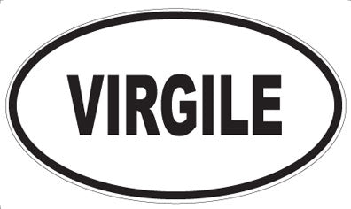 VIRGILE - Oval Sticker