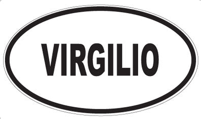 VIRGILIO - Oval Sticker