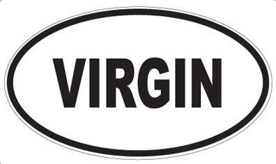 VIRGIN - Oval Magnet