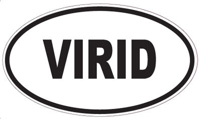VIRID - Oval Magnet